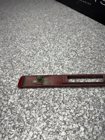 01-06 BMW E46 M3 Right Passenger Fender Moulding Strip Red 2694720