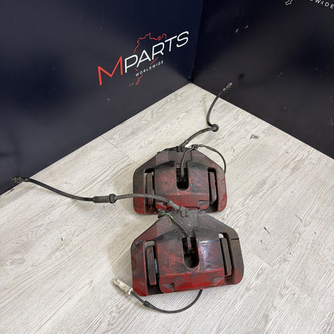 08-13 E90 E92 E93 M3 Front Brake Calipers Left Right Pair Set Original Red