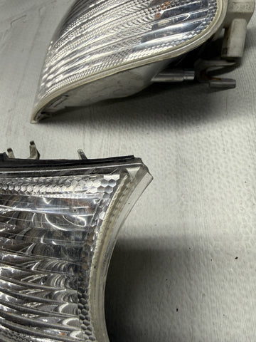 02-06 BMW E46 325 328 M3 Clear Corner Lights Tail Lamps 6919651 6919652 *Notes*