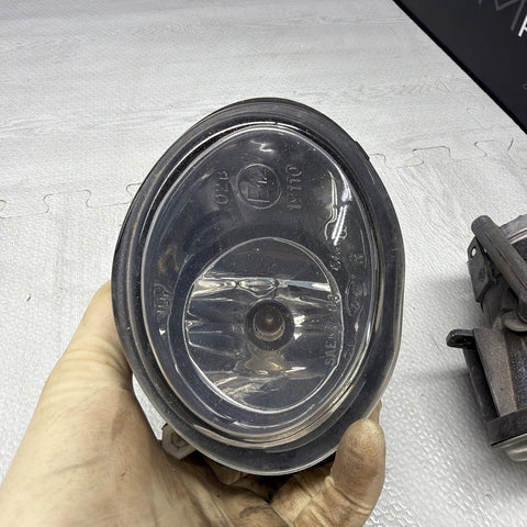 01-06 BMW E46 M3 Front Left Right Passenger Driver Bumper Fog Lights Clear OEM