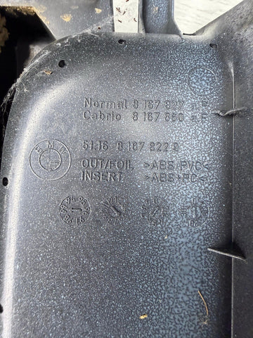 BMW E36 M3 COUPE 5116 8161789 CENTER CONSOLE BLACK COMPLETE