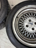 Set of 4 15x8 AVID1 AV18 4x100 25 Silver Machined Lip Wheel Rim 73.1