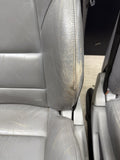 01-06 BMW E46 M3 Convertible Interior Front Heated Seats Gray Grey *Notes*