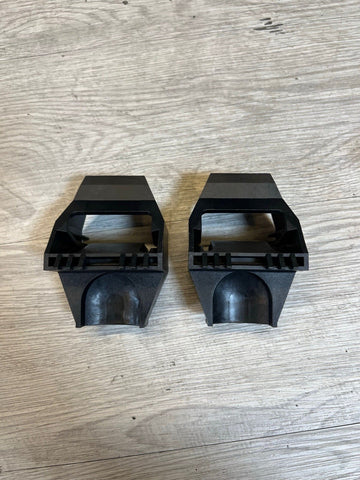 NEW BMW E46 M3 RADIATOR MOUNTS SUPPORT BRACKETS PAIR GENUINE OEM 17.111436264