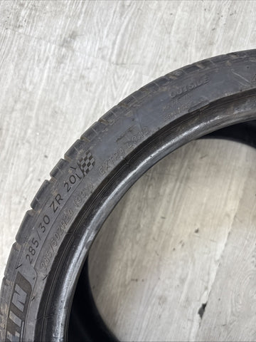 2023 Used Tire 285/30ZR20 Michelin Pilot Sport 4S - 99Y - 6-9/32