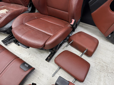 08-13 BMW E93 M3 Convertible Complete Interior Seats Fox Red