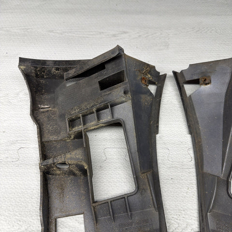 01-06 BMW E46 M3 FRONT BUMPER COVER GUARDS BRACKETS 2695247