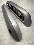 01-06 BMW OEM E46 M3 Convertible Brushed Aluminum/Grey Trims Armrests Rear Pair