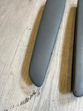 BMW E46 325 330 M3 Front Door Upper Armrest Pads Dove Grey Gray