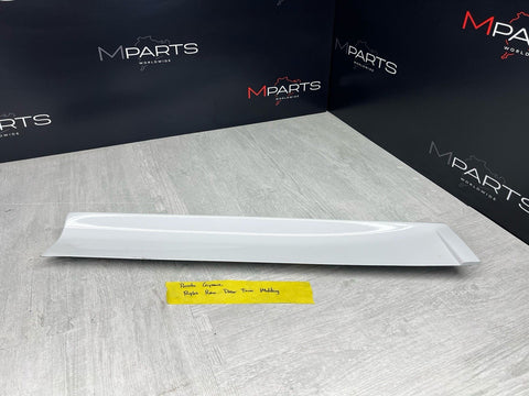 Porsche Cayenne Rear Right Exterior Door Molding Trim 2019 2020 2021 OEM White