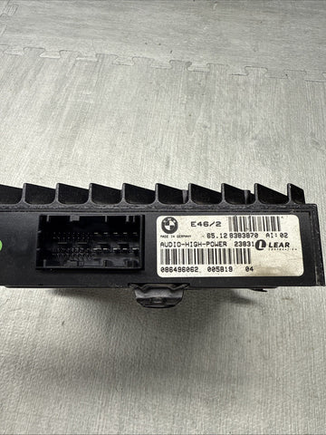 00-06 BMW E46 COUPE 330Ci 325Ci M3 REAR BACK TRUNK LEAR AMPLIFIER AMP 8383870
