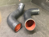 Engine Silicone Hoses Lines Black 19-23 Ferrari F8 Tributo 8k Miles