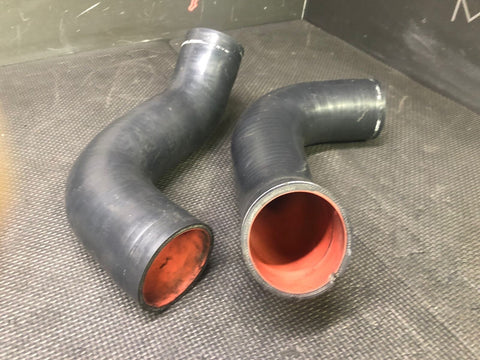 Engine Silicone Hoses Lines Black 19-23 Ferrari F8 Tributo 8k Miles
