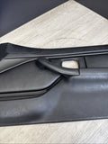 96-02 BMW Z3M Front Passenger Right Door Card Panel Cover Trim Leather Black