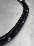 20-25 BMW F96 X6M REAR LEFT QUARTER WHEEL FLARE MOLDING OEM DRAVIT GREY