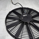 Genuine SPAL 16" Low Profile Puller Fan VA18-AP10/C-41A - 12V Straight Blade