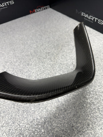 BMW 15-20 F80 F82 F83 M3 M4 Front Bumper Left Carbon Fiber Splitter Trim OEM
