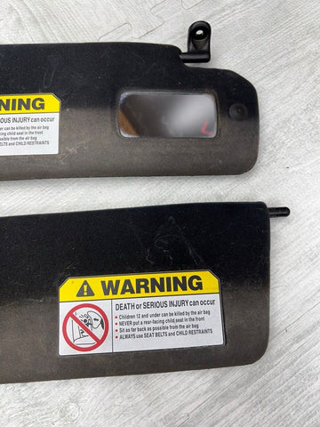 00-09 Honda S2000 S2k Sun Visor Assembly Pair OEM Black