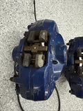 BMW 15-20 F80 F82 F83 M3 M4 Rear Brake Calipers OEM Blue