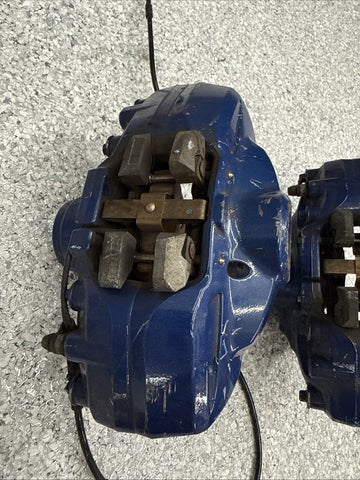 BMW 15-20 F80 F82 F83 M3 M4 Rear Brake Calipers OEM Blue