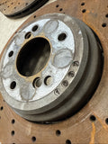 08-13 BMW E90 E92 E93 M3 Rear Brakes Rotors 2283803 2283804 Zimmerman
