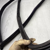 92-99 BMW E36 M3 323 325 328 Front Driver Door Weather Strip Seal Coupe Black *