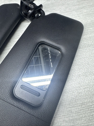 07-13 OEM BMW E88 E93 128 328 335 M3 Convertible Sun Visor Black Pair SET