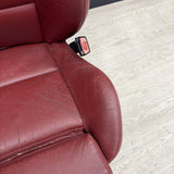 OEM BMW E46 M3 Coupe Leather Passenger Seat Interior IMOLA RED *Notes*