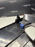 01-06 BMW E46 M3 BLACK DEAD PEDAL KICK PANEL COVER 7902400 *Damage