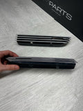 01-06 BMW E46 M3 Left Right Fender Vent Grilles Grills Trims Chrome Genuine OEM