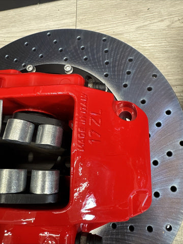01-06 BMW E46 M3 BREMBO Big Brake Kit Red Calipers Rotors Set NEW Plug Play