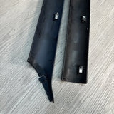 98-02 BMW Z3 M Roadster Front Interior A- Pillar Column Covers Trim Estoril Blue