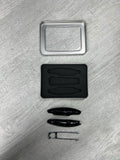 Genuine PORSCHE Cayenne Key Cover 971044801 Chrome