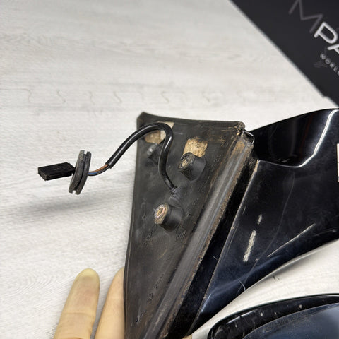 95-99 BMW E36 M3 Coupe Side Mirrors Pair Cosmos Black