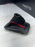 BMW E46 323 325 330 M3 Leather Shift Shifter Tri Stitch Boot Cover + Ring
