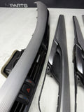 14-18 OEM BMW F15 X5 Dash Door Panel Fine Silver Decor Interior Trim Cover SET