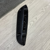 01-06 BMW OEM E46 M3 Brushed Aluminum/Black Vert Trim Armrest Left Driver Rear