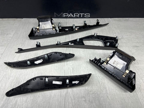 BMW 2 Series M2 F87 F22 Carbon Dashboard Console Decorative Trim Set 8073752