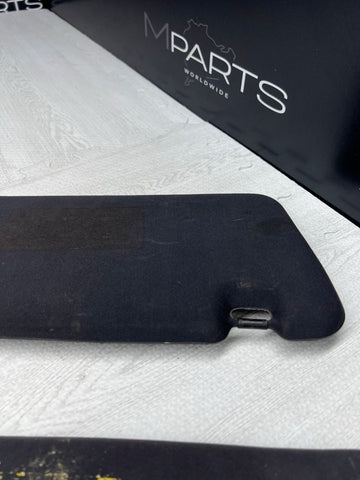 01-06 BMW E46 M3 Left Right Visors Sticker Peeling Off