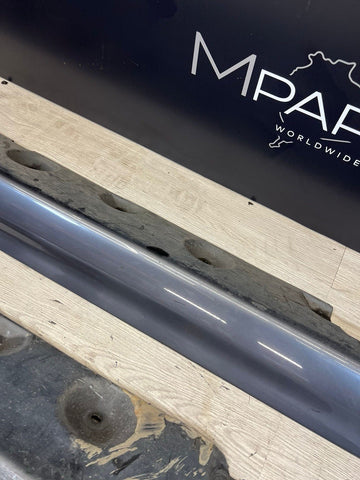 01-06 BMW E46 M3 Rocker Panel Side Skirts OEM Steel Grey Gray
