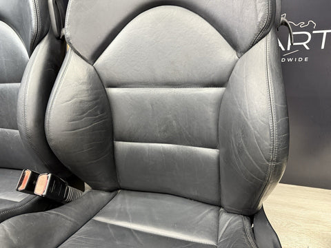 01-06 BMW E46 M3 Coupe Interior Front Seats Black Powered / Heated