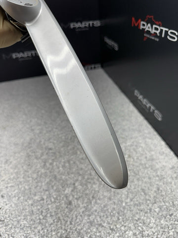 01-06 BMW E46 M3 Convertible Trunk Lid Grip Key Deck Handle Titanium Silver