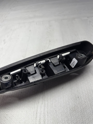 01-06 BMW OEM E46 M3 Convertible Brushed Aluminum/Black Trims Armrests Rear Pair