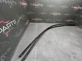 10-15 FERRARI 458 ITALIA ROOF GUTTER TRIMS MOULDINGS NERO DAYTONA 82275412
