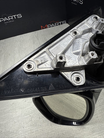 BMW 2011-2013 E92 E93 328i 335i LEFT SIDE DOOR MIRROR SAPPHIRE BLACK 7208146