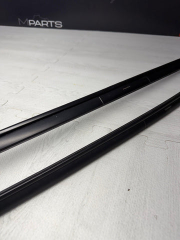 OEM BMW 98-02 Z3 M Z3M COUPE BLACK ROOF TOP DRIP TRIMS MOLDINGS COVERS