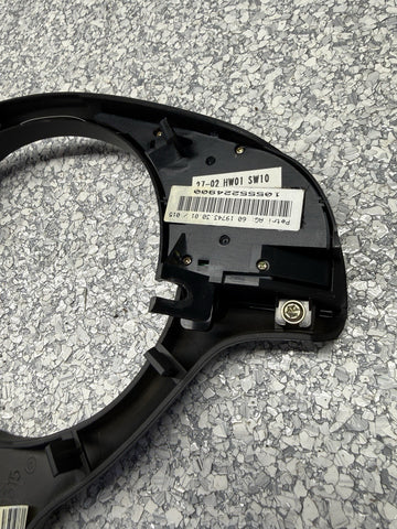 OEM 01-06 BMW E46 M3 Upper & Lower Steering Wheel Trim Cover Plate Black