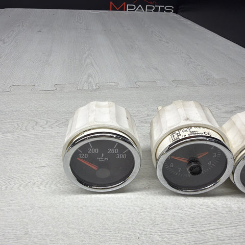 BMW Z3M Coupe Roadster Center Console Voltage Clock Oil Gauge Set 98-00 OEM