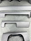 01-06 BMW E46 M3 Convertible Interior Armrests Trim Set Brushed Aluminum *Notes*
