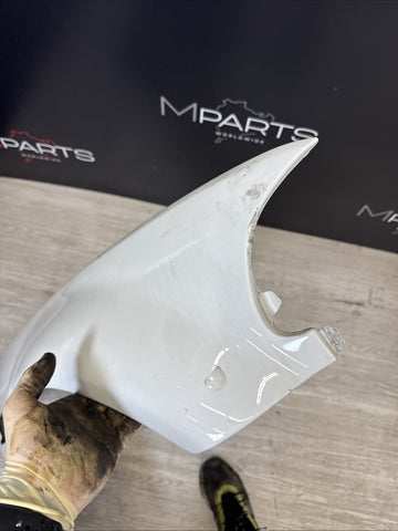 01-06 BMW E46 M3 Right Passenger Fender Alpine White
